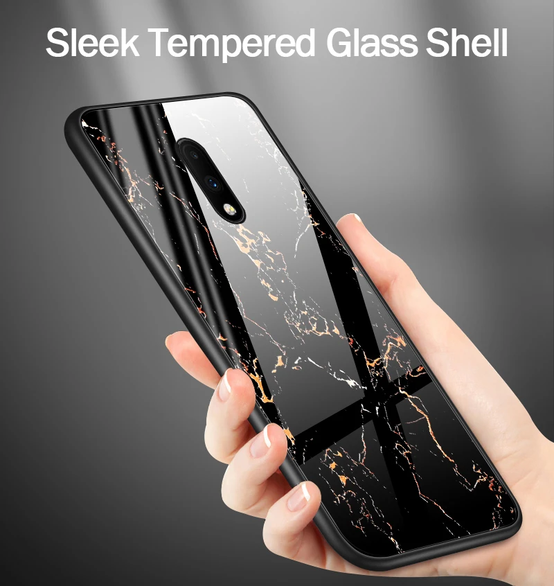 Для OnePlus 3 3T 5 5T 6 6T 7 7 Pro Роскошный чехол из закаленного стекла для Samsung Galaxy S8 S9 S10 Plus бампер ударопрочный чехол для телефона