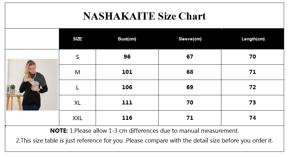 NASHAKAITE/Одежда для беременных на молнии с завязками; модная контрастная Толстовка для беременных с длинными рукавами; топы для кормления грудью; толстовки с капюшоном