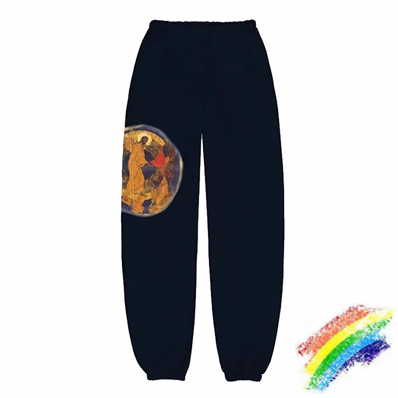 Kanye west Jesus is King Sweatpant 1:1 High Quality Men Women Pants Sports Trousers | Мужская одежда