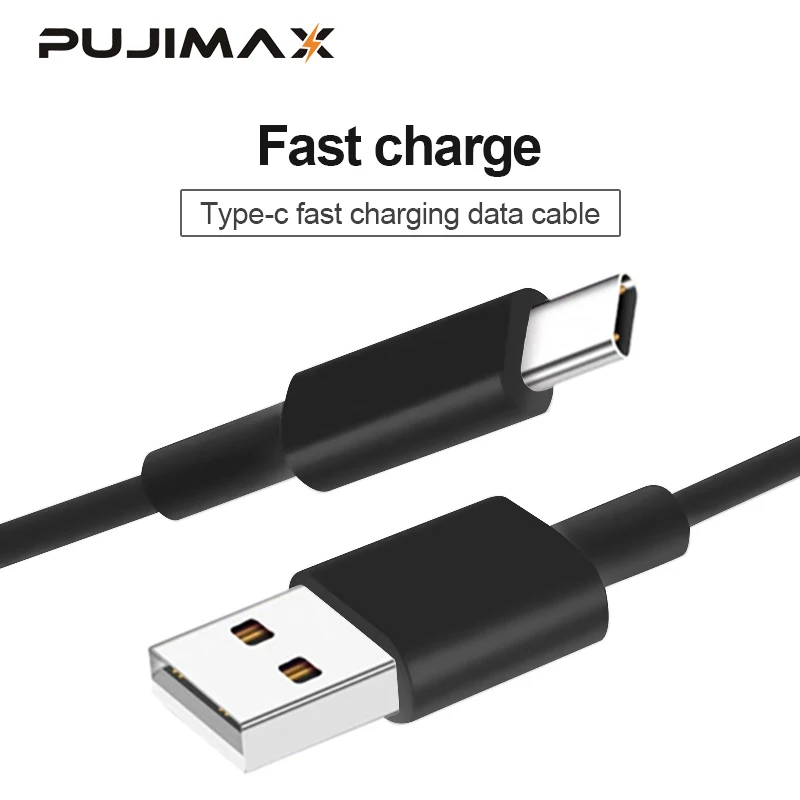 PUJIMAX type-C USB кабель для синхронизации данных и зарядки мобильного телефона для samsung s8 s9 s10 huawei P20 P30 pro Xiaomi Mi 9 PVC 2A