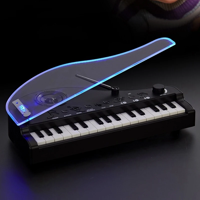 Умный индукционный имитатор, Bluetooth, зарядка для фортепиано, Мини Красочный светильник, музыкальное электронное пианино, лучший подарок для детей