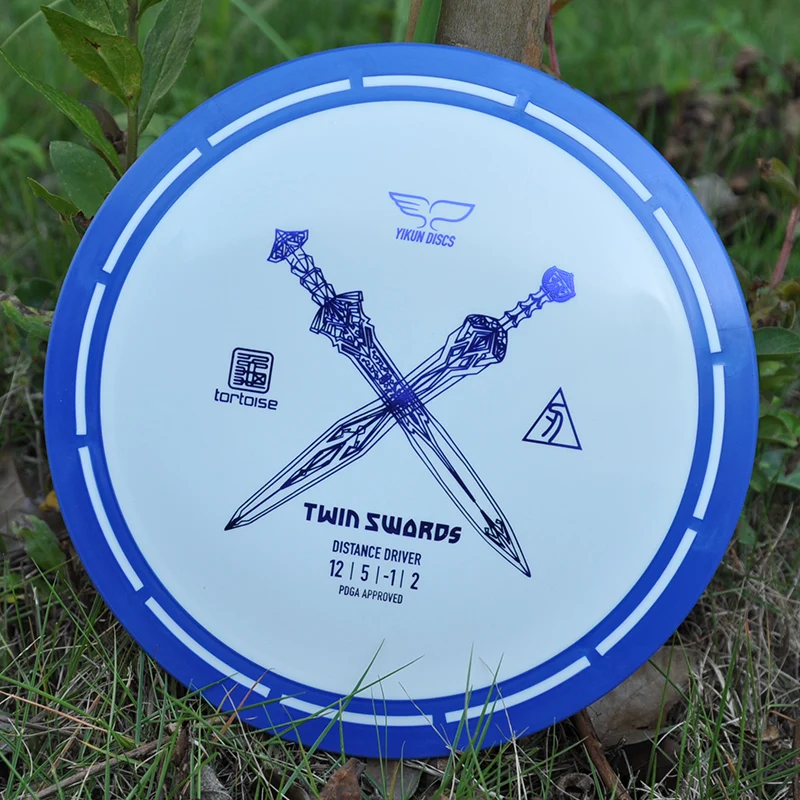 YIKUN  PUTT AND APPROACH DISC golf  Flying Discs Outdoor Play Toy Sport for Juniors beach disc beach games- TWIN SWORDS