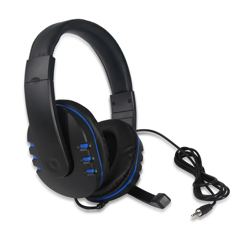 Pohiks 1pc 3 5mm Wired Gaming Headset Adjustable Volume Bass Stereo Surround Headphone For PS4 XBOXONE Switch