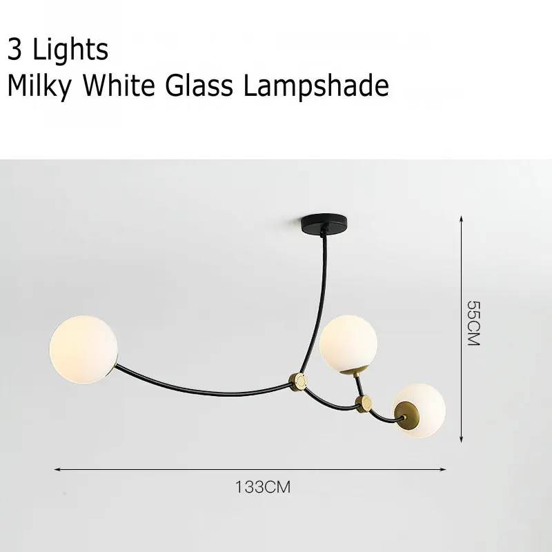 3 Lights Современная Круглая Люстра для гостиной столовая коридор спальня светильник G4 светодиодный минималистичный роскошный подвесной светильник - Цвет абажура: 3 Lights