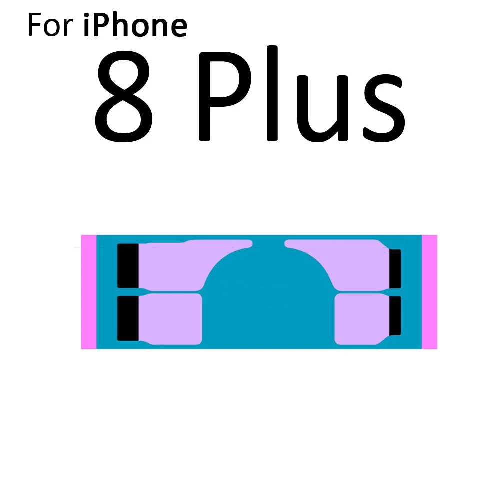 Аккумулятор клейкая наклейка для iPhone 11 pro max X 8 plus 7 6s 6 5S 5c Антистатическая Двухсторонняя клейкая лента Замена Полосы