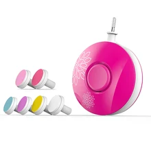 1 шт. дрель для ногтей бафик для ногтей Электрический шлифовальный Педикюр Маникюр портативный Взрослый Детский набор для дизайна ногтей 7 наконечников DIY Инструменты для ногтей