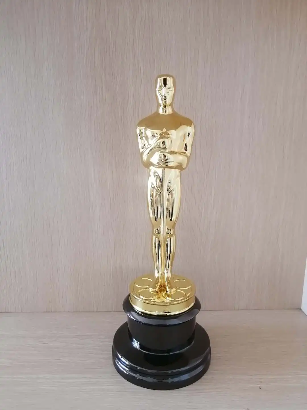 Full Size Zinc Alloy Oscar Trophy Awards 13.5inches 1:1 Real Oscar Metal  Trophies Oscar Academy Awards Souvenir with Engraving