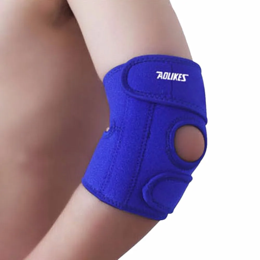 

Elbow Support Rubber Tennis Arthritis Epicondylitis Pain Brace Adjustable Sports Gym Injury Pain Protect Winding Tape
