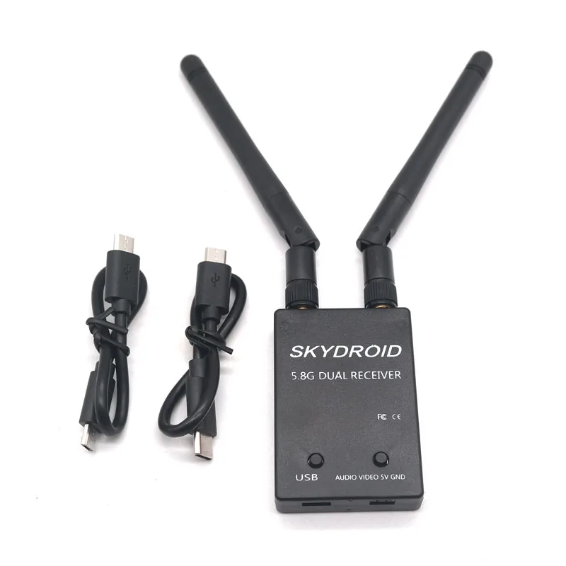 Skydroid двойная антенна 5 8G сотовый телефон передача изображения видео приемник FPV
