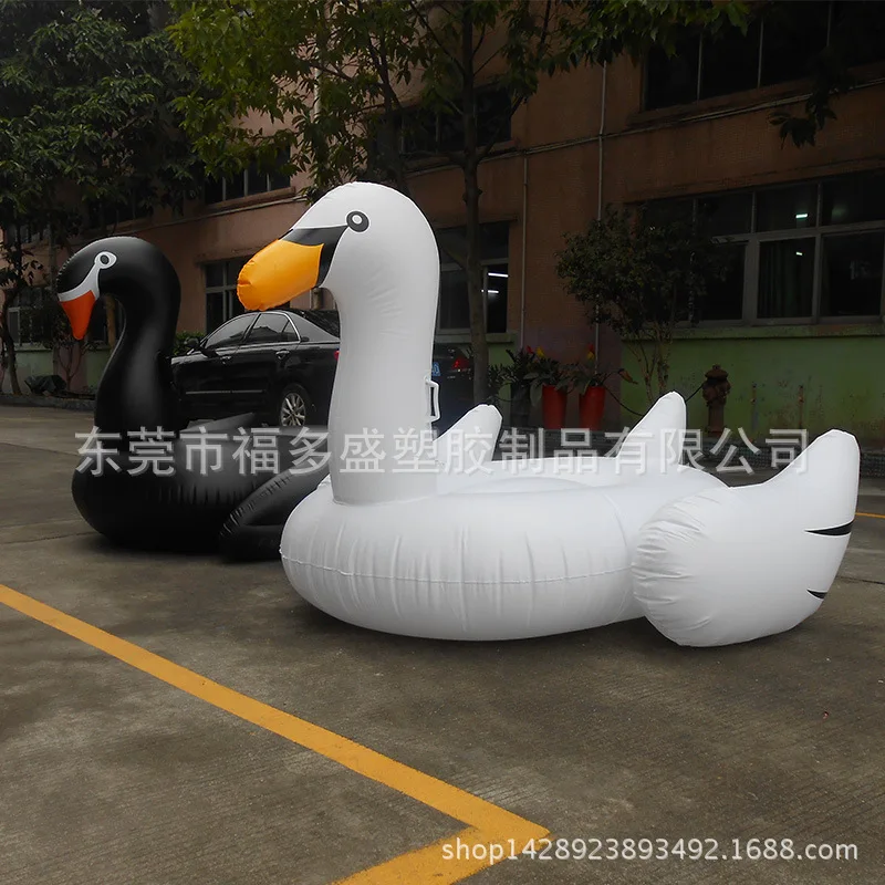 Напрямую от производителя продажи ПВХ надувной белый плавающий Лебедь ряд плавающий шезлонг плавательный матрац черный плавающий Лебедь ряд