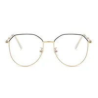 Metal Irregular Polygon Myopia Eyeglasses Women Men Prescription Spectacles Eyewear -0.5 -0.75 -1 -1.25 -1.5 -2 -2.5 -3 -3.5 -4 2