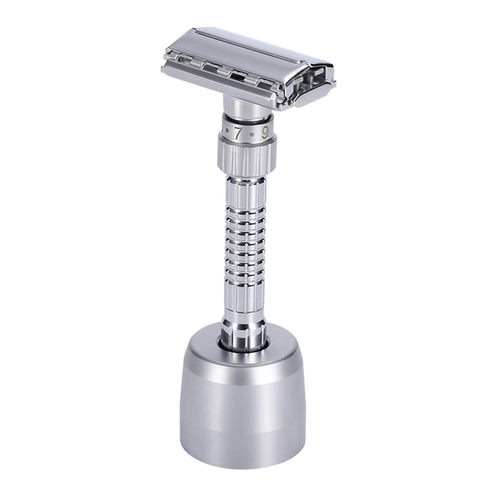 Adjustable Double Edge Safety Razor (5 Blades Included)