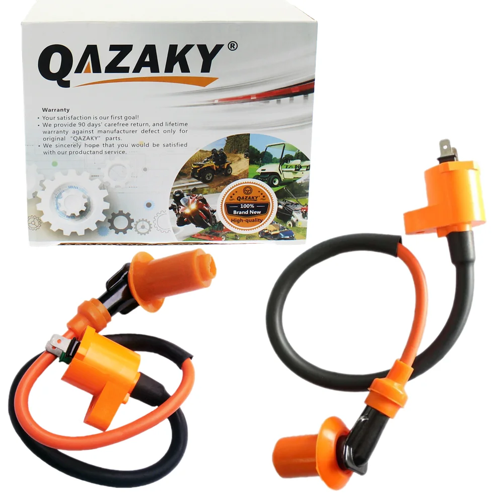2 Pcs Ignition Coil GY6 50cc-90cc 110cc 125cc 150cc Motorcycle Scooter ATV Go Kart Moped Quad Pit Dirt Racing Bike QMJ157 QMI157 |