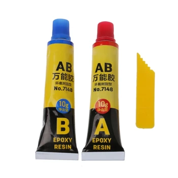 

2PCS Epoxy Resin AB Glue All Purpose Adhesive Super Glue For Glass Metal Ceramic