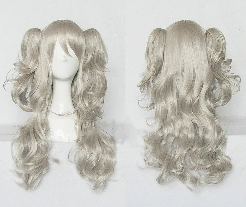 

Charlotte Tomori Nao Cosplay Wigs High Quality Double Ponytail Long Incanus Hair With free wig cap
