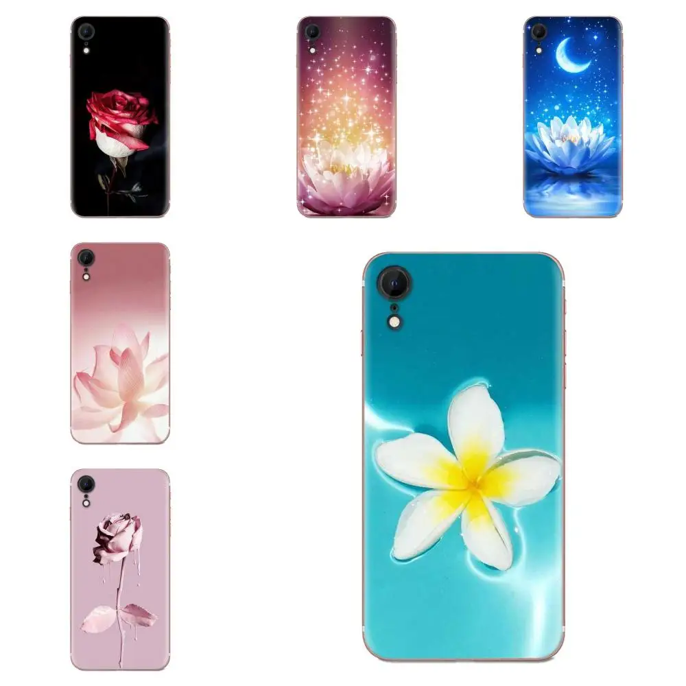 Красочный стиль для Xiaomi Mi3 Mi4 Mi4C Mi4i Mi5 Mi 5S 5X 6 6X 8 SE Pro Lite A1 Max Mix 2 Note 3 4 розы Лотос