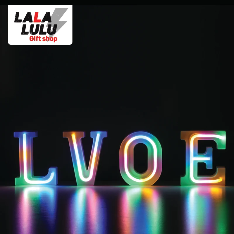 

3D Tunnel LOVE Letter Rainbow Lamp Contracted Children USB Nightlight toy baby LED Mirror Lighting For Kid Gifts Home Decoration