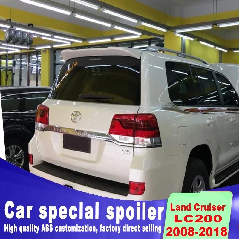 Задний спойлер из АБС пластика для Toyota Land Cruiser Prado LC200 LC 200 2016 2017 2018|Спойлеры и