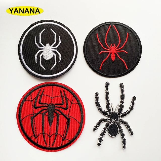 Spiderman Patch Iron on Embroidered Badge Patch Spider 