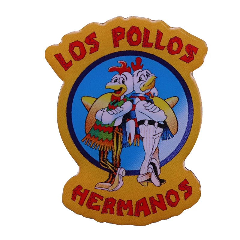 Брошь во все тяжкие Los Pollos Hermanos забавная куриная булавка тематические украшения