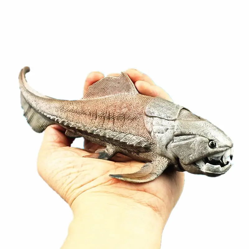 20 см динозавры модель игрушки Dunkleosteus динозавр Рыба украшения фигурки модель игрушки для детей Коллекция Brinquedos