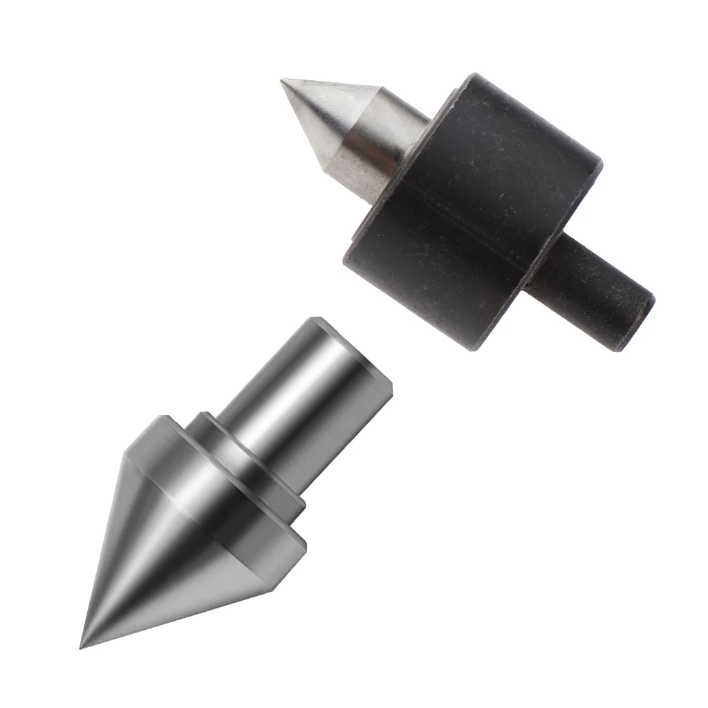 2Pcs Bearing Tailstock Center Metal Lathe Tailstock Drill Chuck Accessories