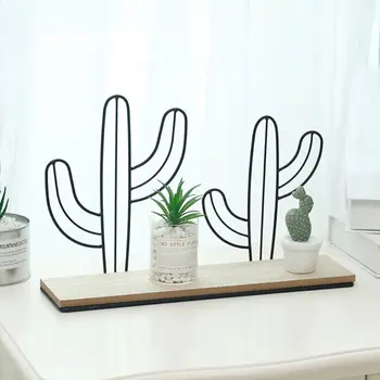

Creative Cactus Wood Wall Floating Shelf Hanging Storage Rack Home Decoration #108