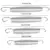 10ШТ Батутные Пружины Сверхмощные Оцинкованные Стальные Пружины Замена Комплекта Тяги Пружины Крюк Талии Барабан Лук Аксессуары