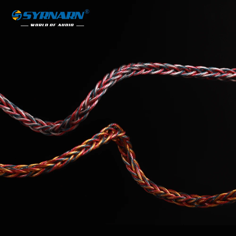 SYRNARN-8  ݻ  ȥ Ƽ ÷ HiFi  ׷̵  ̺, DIY ߿ 792 ھ OD: 4.8mm  ̺