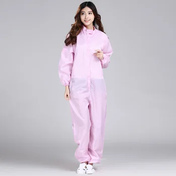 

1pc Anti-static Coveralls Clean Cloth Hood Cleanroom Garments Clean Food Dust-proof Paint Work Clothing Protective Overalls