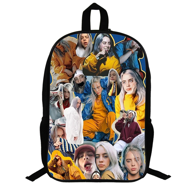 27 14,5 дюймов Billie Eilish школьные сумки для подростков рюкзак в стиле «хип-хоп» для мальчиков и девочек, рюкзак для ноутбука, рюкзак для путешествий вентиляторы подарок - Цвет: 27