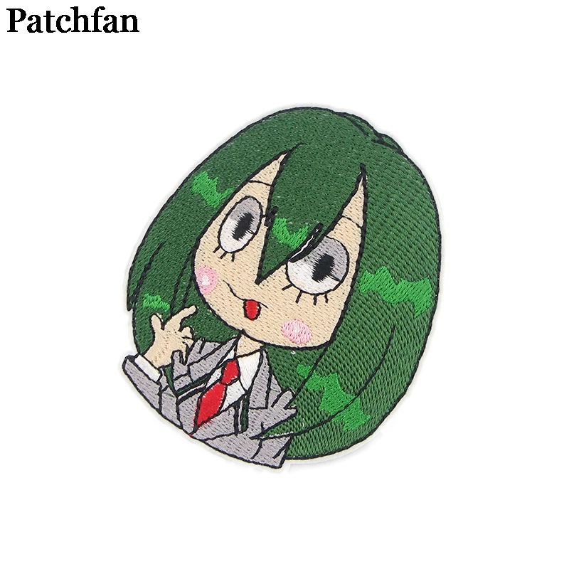 Patchfan My hero Academy Мультяшные железные нашивки одежда с вышивкой лоскутные