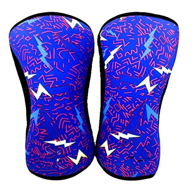 Knee Sleeves for Weightlifting (1 Pair) Premium Support & Compression - Powerlifting & Crossfit - 7mm Neoprene Sleeve 5