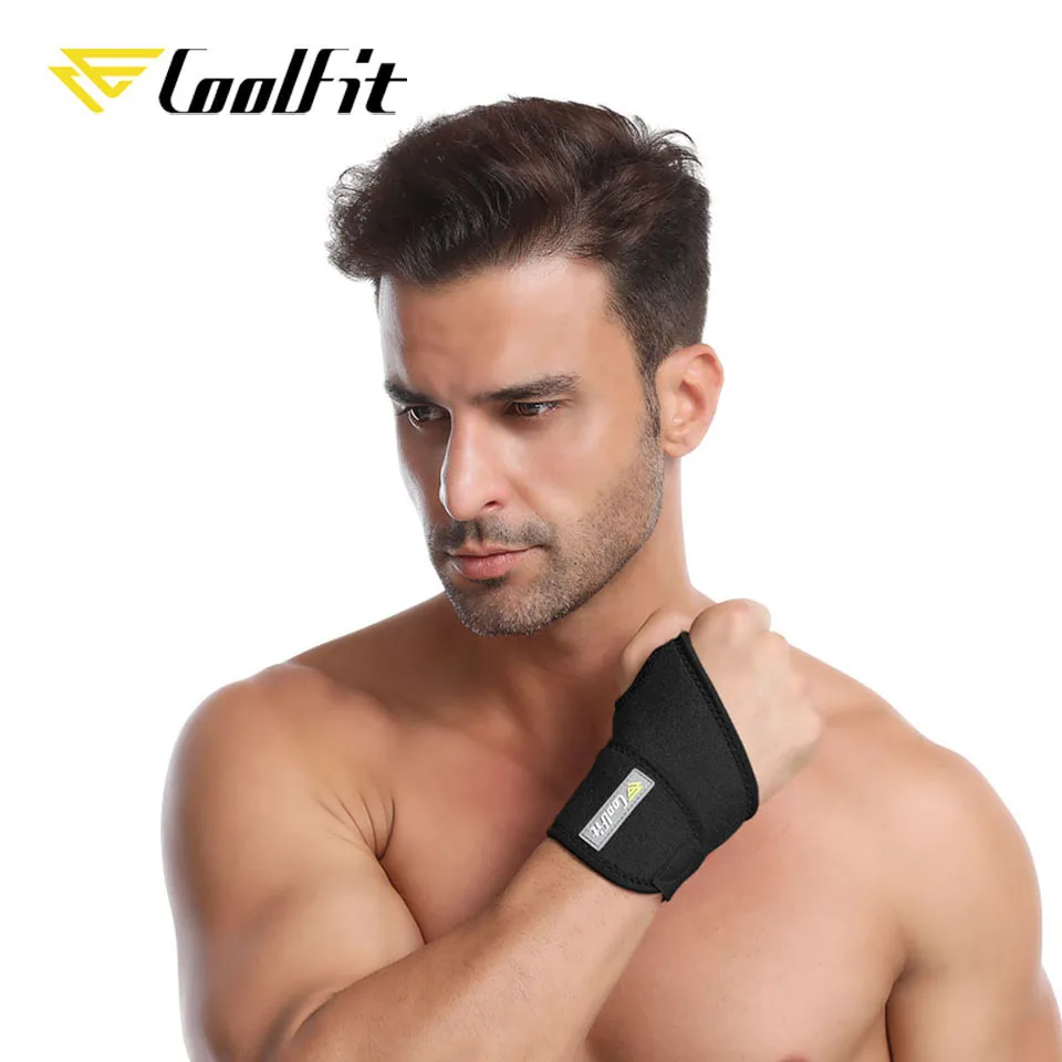 CoolFit Wrist Guard Band Brace Support Carpal Tunnel Sprains Strain Gym Strap Sports Pain Relief Wrap Bandage Lightweighted wrist brace,wrist guard,wrist straps,wrist support,wrist support band