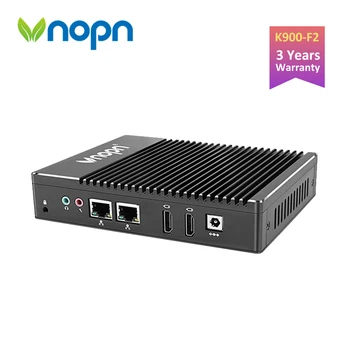 

K900F2 Fanless J3160 Quad-core Industrial Mini PC VDI PCoIP Router Windows 10 Intel Dual LAN HDMI COM Office Firewall Computer