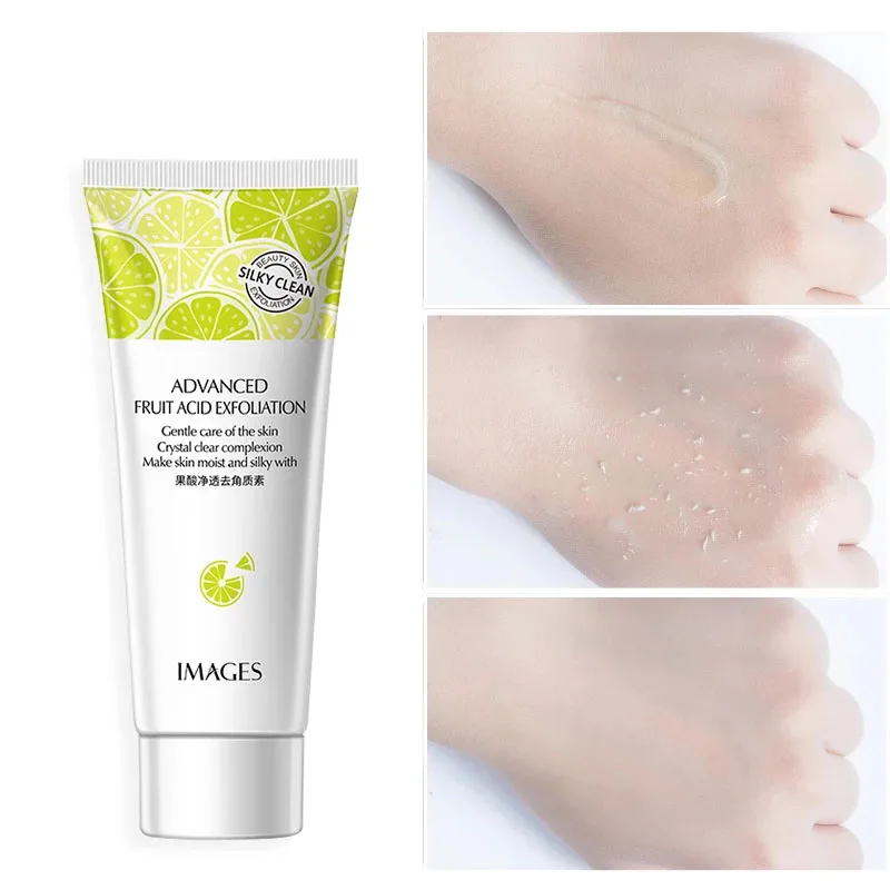 Fruit Acid Exfoliation Gel Clean Remove Blackheads Peeling Facial Scrub Moisturizing Whitening