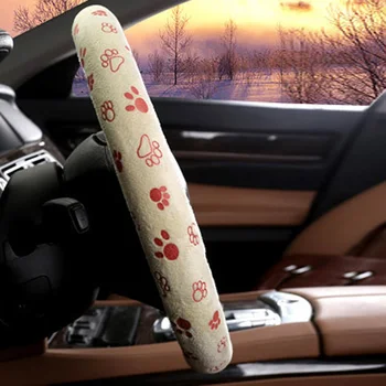 

Parts Steering wheel cover Inner Non-slip Plush Replacement Accessories