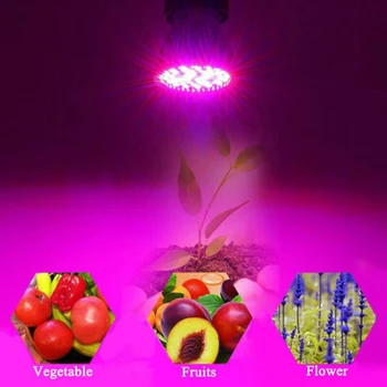 

28W Grow Light Full Spectrum E27 LED Growing For Flowering Plant Bonsai