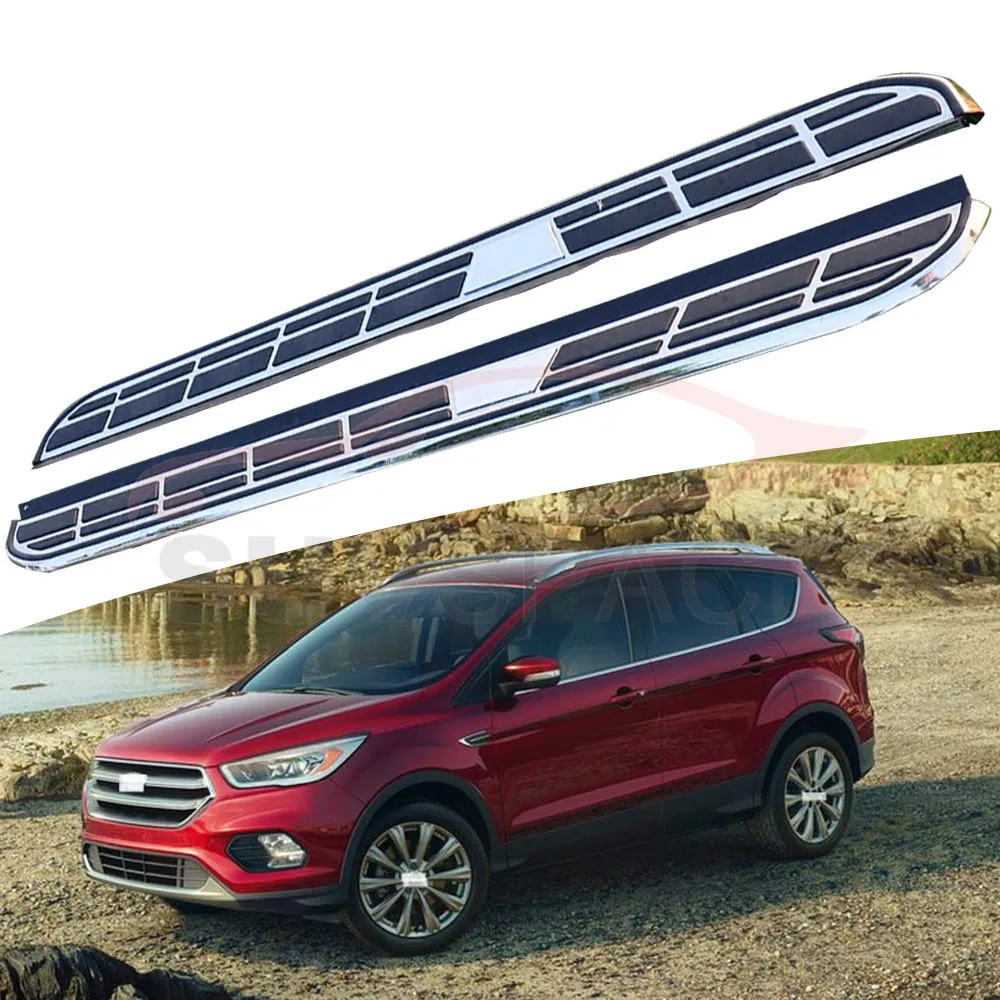 Боковой Шаг подходит для Ford Escape 2012- Беговая доска nerf бар 2 шт. левый и правый алюминиевый боковой шаг боковая педаль
