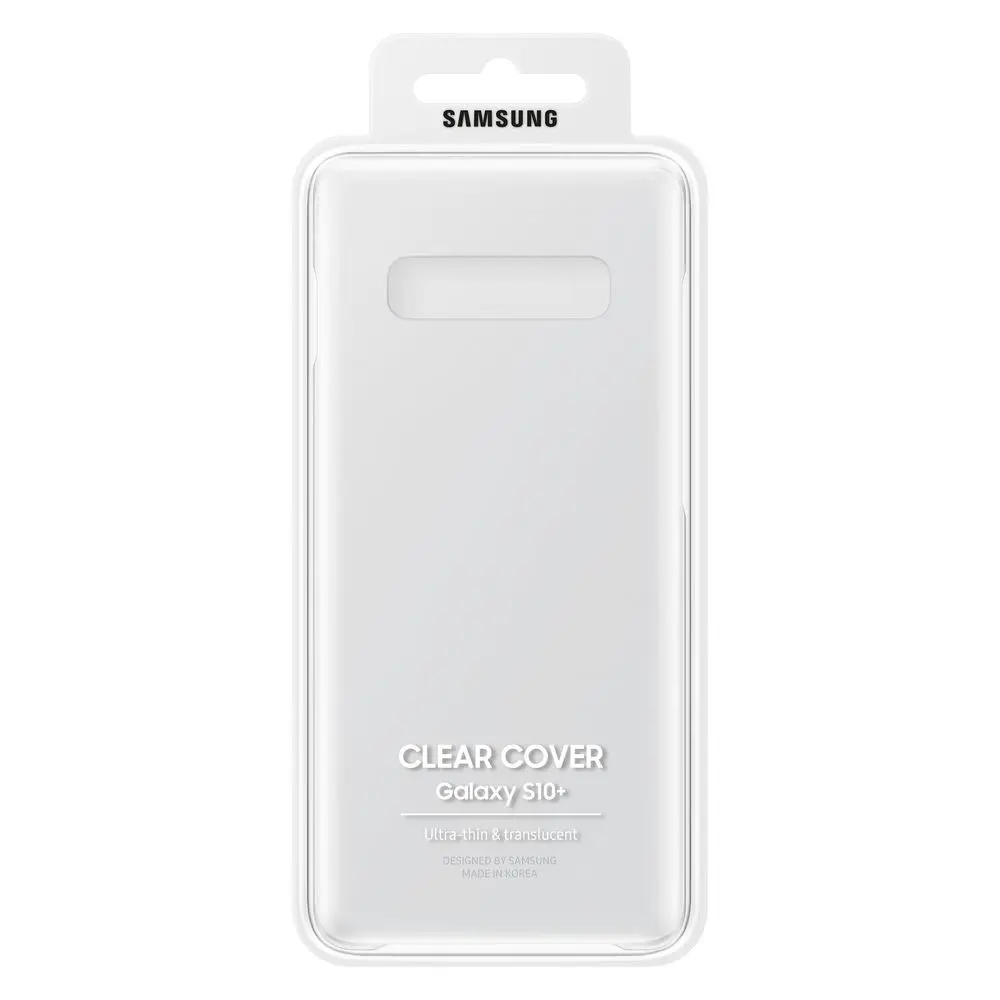 Чехол Samsung Clear Cover Galaxy S10+ Прозрачный