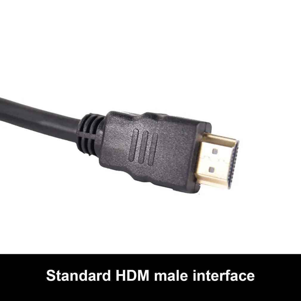 HDMI к 3RCA кабель позолоченный HDMI К AV кабель HDMI к Tri-разница в цвете из-линия аудио кабель «Папа-папа» для ТВ DVD