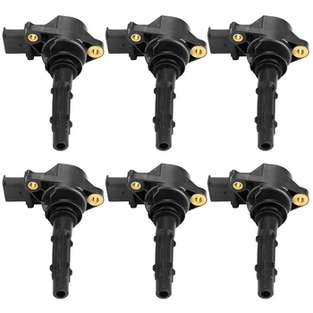 

NEW-6Pcs Ignition Coil Ignition System 2729060060 for Benz C230/C280/C300/C350/CL550 2729060060