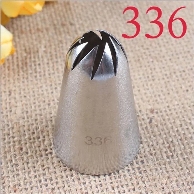 #336 Large Size Icing Piping Nozzle Cake Cream Decoration Head Bakery Pastry Tips Stainless Steel Cake Decorating Tool
