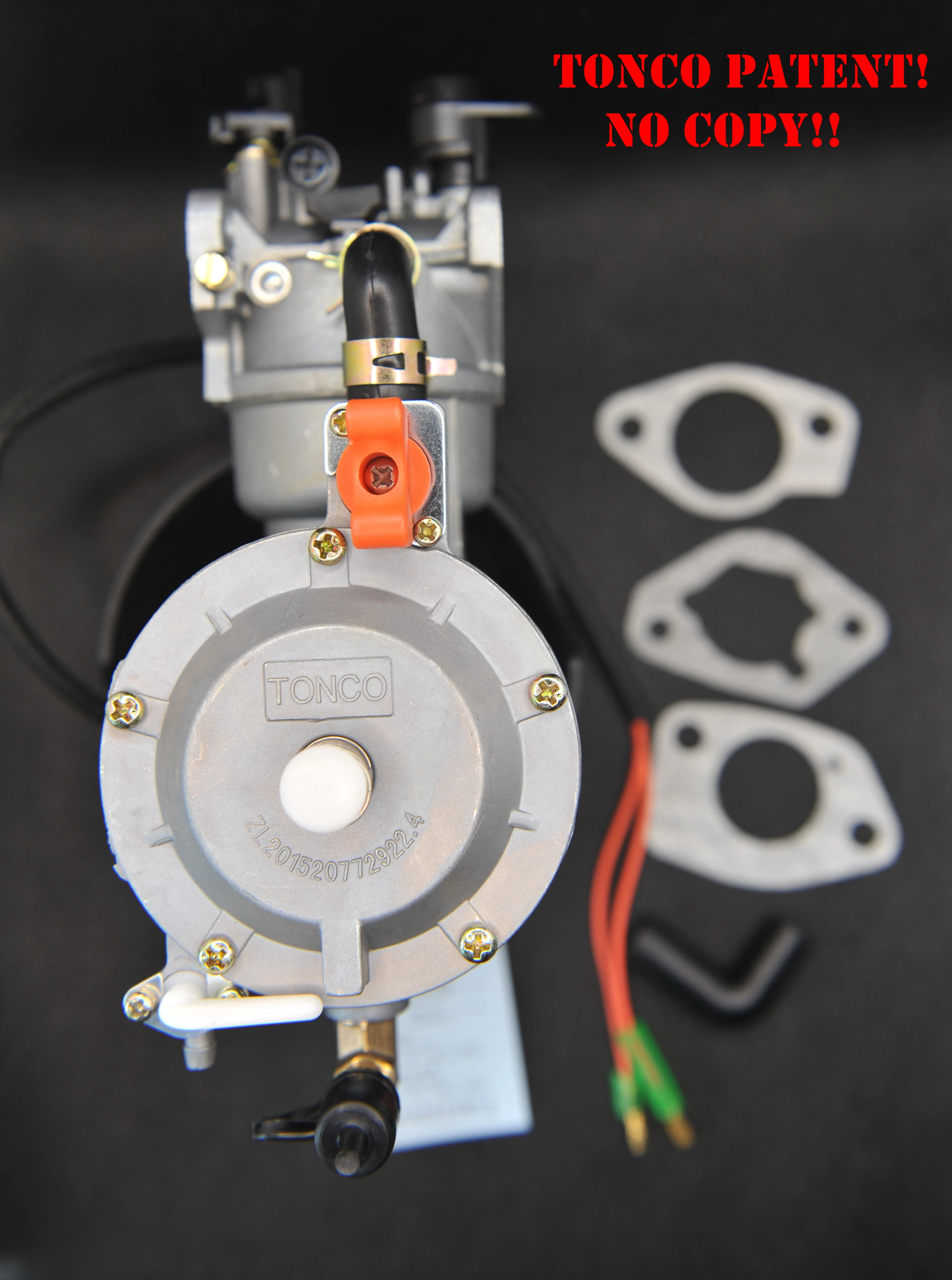 Dual Fuel Carburetor 190F with Auto Choke LPG NG Propane Conversion