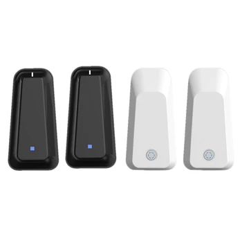 

HOT！-2Pcs Hanging Neck Purifier Neck Air Purifier USB Portable Necklace Negative Ionizer Air Cleaner Wearable