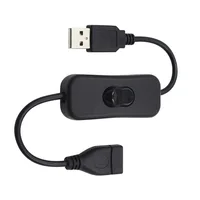 USB 2.0 produžni kabel Kabel za punjenje USB prekidač kabel 28CM DC kabel za napajanje Univerzalni adapter za punjenje za USB uređaje 1