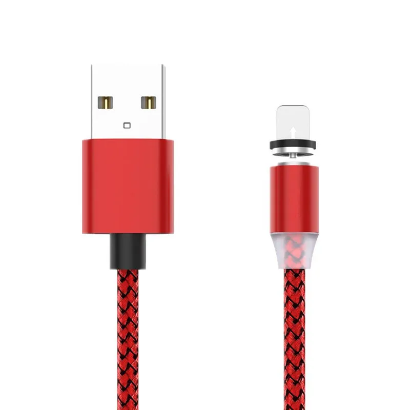 Кабель для быстрой зарядки Magetic USB для телефона huawei Y5 Y6 Prime Y7 Y9 P20 Lite P30 Pro mate 10 20 30 P Smart Z Honor - Цвет: Red