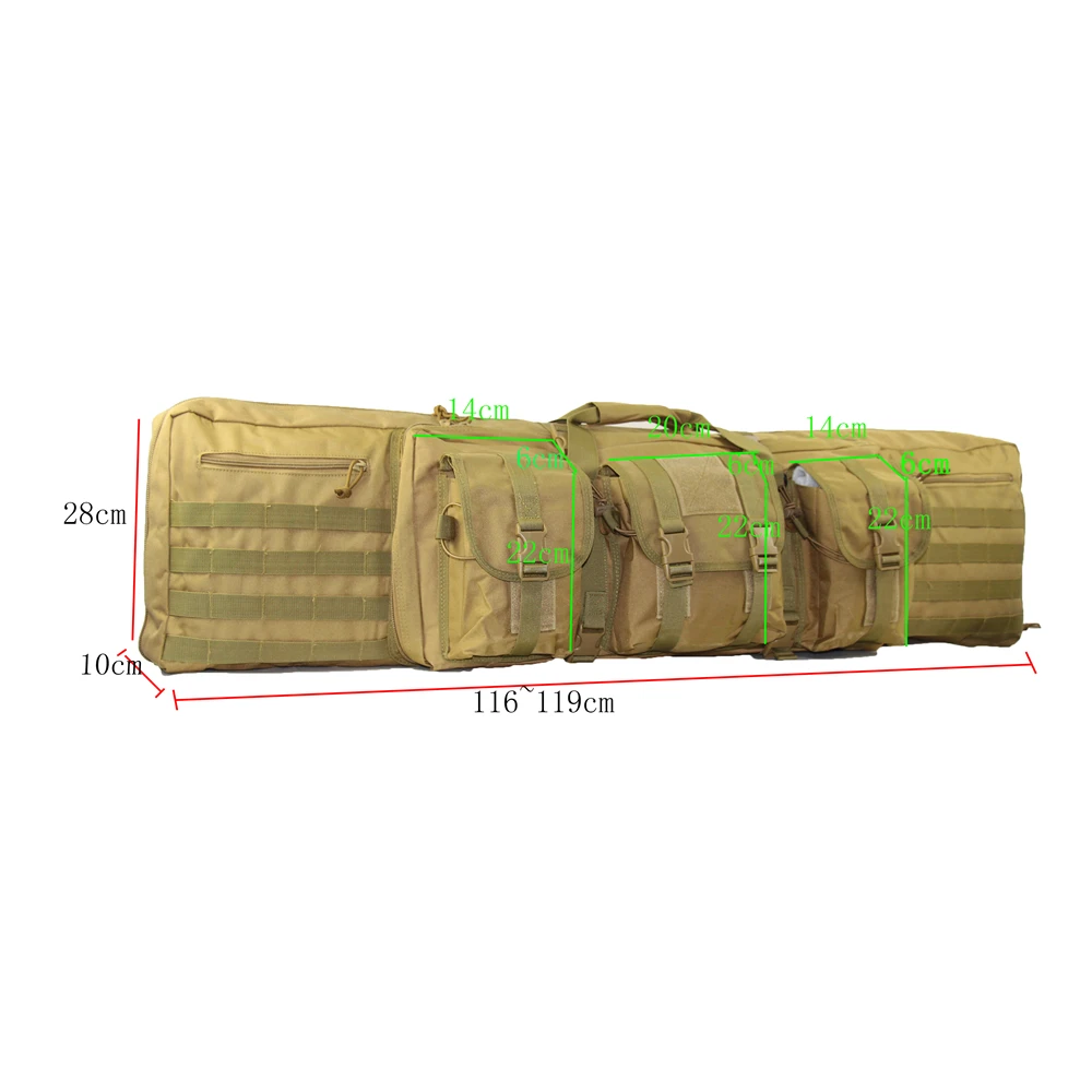 47 ''120 см Военная Сумка molle Rifle Пистолет Чехол тактический наплечный Пакет air rifle охотничья сумка для M249 карабин AK47 M4 M16 пистолет