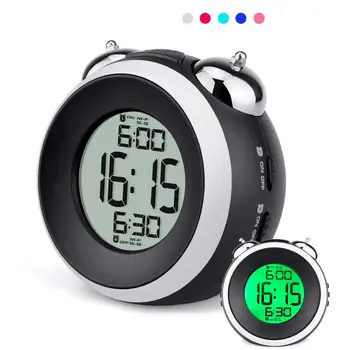 

Loud Alarm Clock For Heavy Sleepers-Dual, Alarm Clock With Snooze,Backlight Silent Alarm Clock With Light, Digital Alarm Clock
