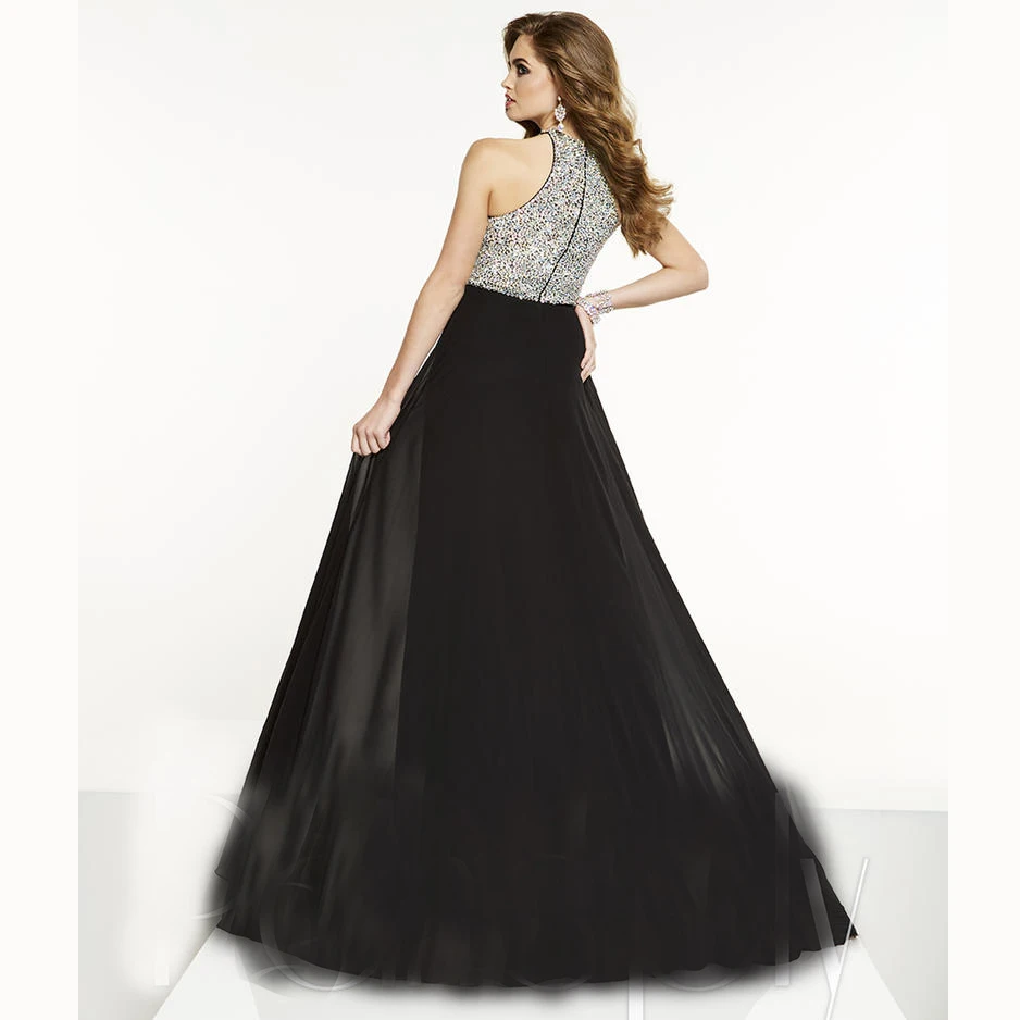 prom dresses Beading Crystals A-line Full-Length NaturalProm Illusion Beading Asymmentric Dropped Evening Prom Dresses